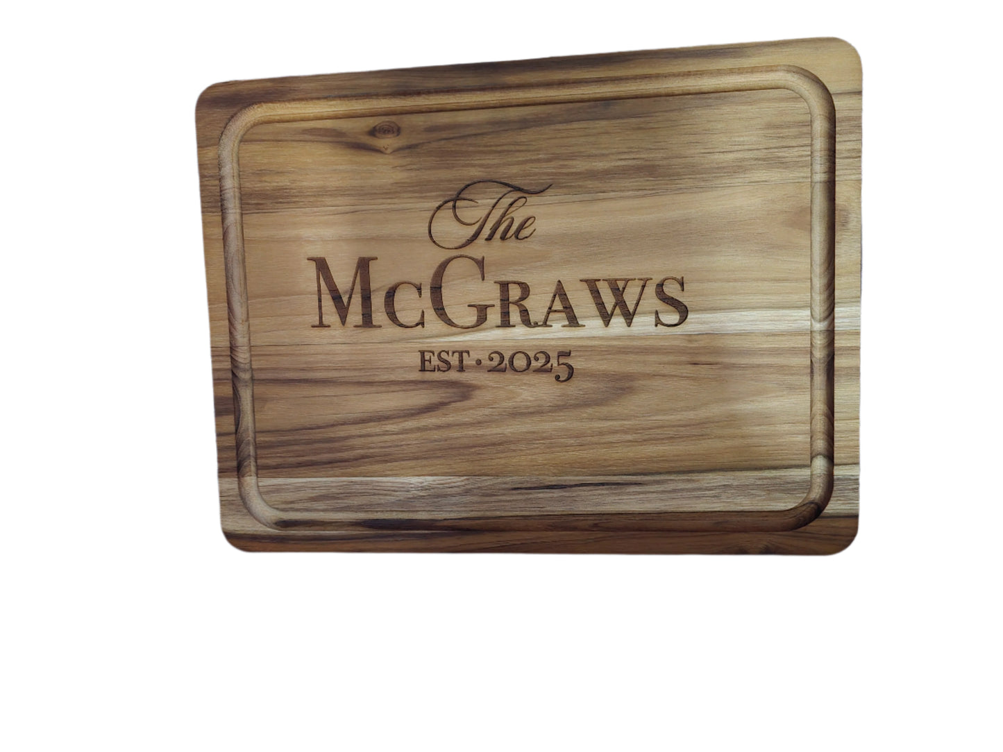 Personalized Acacia Wood Charcuterie Board (Square) | Sage and Silva