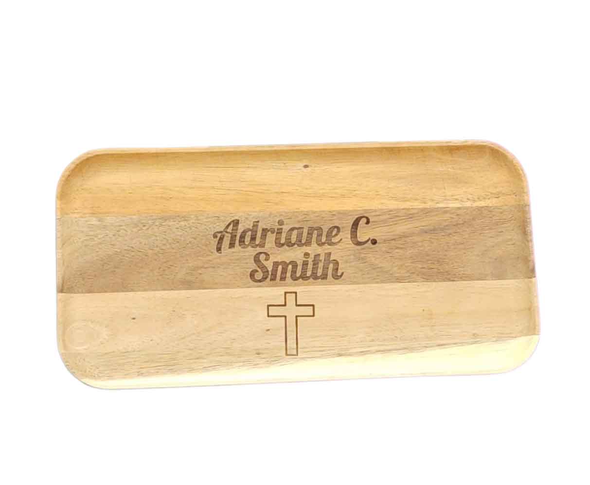 Personalized Acacia Wood Charcuterie (Rectangle) | Sage and Silva