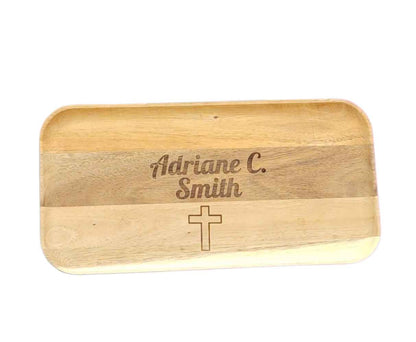 Personalized Acacia Wood Charcuterie (Rectangle) | Sage and Silva