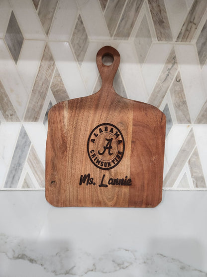 Personalized Acacia Wood Charcuterie Board (Square) | Sage and Silva